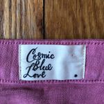 Cosmic Blue Love NWT Flamingo Pink Cropped Jeans Size 29P Photo 6
