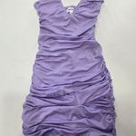 superdown  Vivienne Ruched Mini Dress in Lavender XS Photo 2