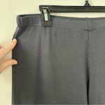 Bryn Walker  Blue Grey Bamboo Cotton High Rise Wide Leg Crop Pull On Pants M Photo 2