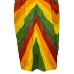 NWT Mandalay Multi Color Silk Beaded Sequin Midi Evening Gown Dress Womens Sz 10 Green Photo 7