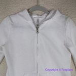 Gilligan & O'Malley Bride Wedding Hoodie Sweatshirt Full Zip Rhinestone Fitted White Size XS Photo 1