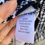 Tacera  Houndstooth Black & White midi Dress Size Large Photo 5