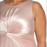 Adrianna Papell Twist Front Velvet Dress Size 18W Photo 2