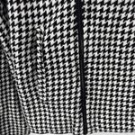 Ralph Lauren Lauren Jacket Womens XL Zip Black Wool Cashmere Blend Houndstooth Photo 1