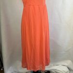 Abercrombie & Fitch New Abercrombie Fitch Angel Coral Flutter Sleeve Wrap Midi Dress Small Party Photo 4