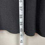 Ralph Lauren Lauren Dress 14 Black Sheath Faux Wrap V-Neck 3/4 Sleeve Flattering Photo 9