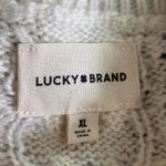 Lucky Brand  Women's Size XL Open Knit Fisherman Cable Pullover Ivory Sweater $99 Photo 5