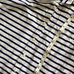 Gap NEW  The Fitted Boyfriend Long Sleeve Button Down Striped Shirt Small NWOT Photo 5