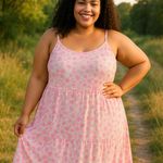 Old Navy  Pink Floral Maxi Dress Photo 0