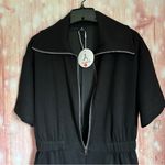 Amazon Anrabess Black Half Zip Short Sleeve Romper Photo 8