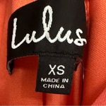 Lulus  XS Coral Ruffle Maxi Dress Sleeveless Strappy Send Offer 💖 Photo 2