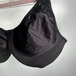 Bali  36DD Bra Black Passion Comfort 3385 Silky Lining Underwire Adjustable Strap Photo 1
