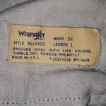 Wrangler Vintage  Womens Pinstripe‎ Straight Leg Jeans 34 Long - Measure Small 31 Photo 4