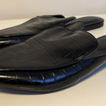 A New Day  Faux Leather Croc Slip On Loafers Flats Black Womens US Shoe Size 11 Photo 0