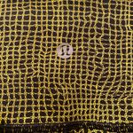 Lululemon High Times Pant Full On Luon 25” Size 8 Fall Net Toxic Black / Yellow Photo 2