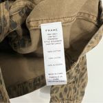 Frame  Cheetah Cargo Print Service Jacket Size XS Photo 9