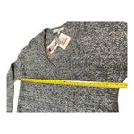 Company Ellen Tracy Womens V Neck Marled Knit Sweater M Pewter Marl NWT Gray Size M Photo 2