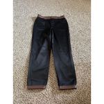 Isaac Mizrahi  Live Women's Brown Faux Croc Leather Slim‎ Ankle Pant Size 10 Photo 8