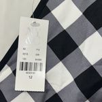 New York & Company Sleeveless Dress Black & White Gingham Check Women’s 12 Photo 5