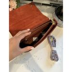 Badgley Mischka  Leather Crossbody Bag with Bow and Logo Detail Photo 7