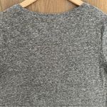 Old Navy  Linen Blend Short Sleeve Boyfriend Pocket Tee Heather Grey Small Photo 7