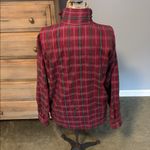 Patagonia  Red and Gray Plaid Button Down 100% Cotton Shirt Photo 5