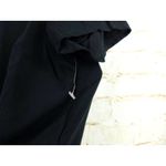 Hot Topic  Shirt Women M Black Psychic Reader Tie Front Button Goth Witch Moon Photo 5