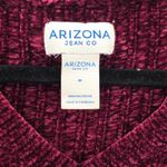 Arizona Jeans Arizona Red Chenille Ribbed Sleeve Y2K VTG Academia Crop Cozy Sweater Medium Photo 8