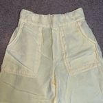 Young Fabulous and Broke Young Fabulous Broke YFB Sailor Linen Wide Leg Cropped High Rise Pant Yellow S Photo 3