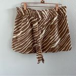 A New Day Linen Rayon Paperbag Waist Elastic Pull On Shorts Casual Printed Med Photo 4