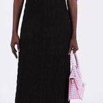 Mara Hoffman Mara Hoffman Aranza Dress in Black Gauze Popcorn Size Small Photo 0