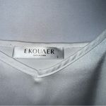 Silky V Neck White Camisole Top Fairy Elegant Layering Tank Top Blouse‎ Size L Photo 1