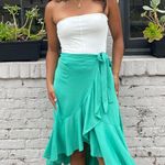 Beautiful teal wrap skirt Green Size XS Photo 0