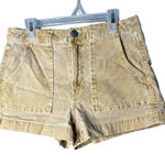 American Eagle Tan Corduroy High Rise Shorts‎ US 2 Photo 0