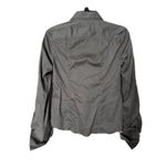 Banana Republic  Tailored Stretch Gray Button Up And Pink Waffle Knit Top 2pc 2 Photo 2