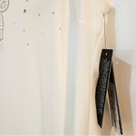 Karl Lagerfeld NWT  White Sleeveless Dress with diamond bow embellishment. Size 6 Photo 4