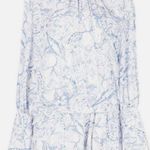 Tibi  Isa Toile Drawstring Crepe De Chine Dress size 00 Photo 1