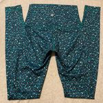 Lululemon Wunder Under Pant High Rise 30.5” Size 4 Mountain Peaks Forage Teal Photo 1