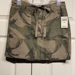 Lucky Brand Camo Skirt Size 26 Lucky Mini Skirt Photo 0
