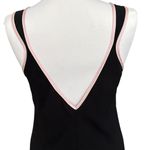 Oscar de la Renta Pink Label Black Embroidered Floral Y2K Slip Dress Size Medium Photo 9