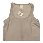 Daytrip  Grey Chiffon Tank Top Photo 2