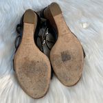 Chanel Black Camellia Charm Wedge Sandals Photo 12