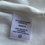 Cyrus  White Crochet Accent Blouse Photo 5