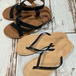 NEW SODA STRAPPY SANDALS AND VOLCOM LAGOS SANDALS Size 10 Photo 8
