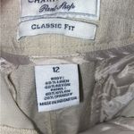 Charter Club beige linen classic fit trouser Photo 1