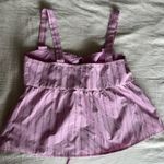 Glamorous Striped Tie Front Top  Photo 3