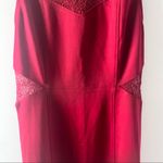 Forever 21  Red Bodycon Mini Dress Lace Cutout Photo 2