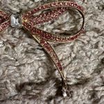 Betsey Johnson  X Marie Antoinette Oversized Pink Bow Necklace Photo 3