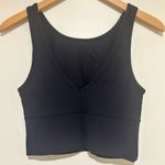 Lululemon  Power Pivot Black Reversible V Neck Ribbed Tank Top Black XXXS Photo 4