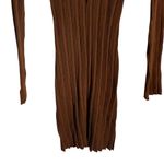 l*space L* Wailea Coffee Brown Cover Up O-Ring Long Sleeve Mini Dress Size Medium Photo 6